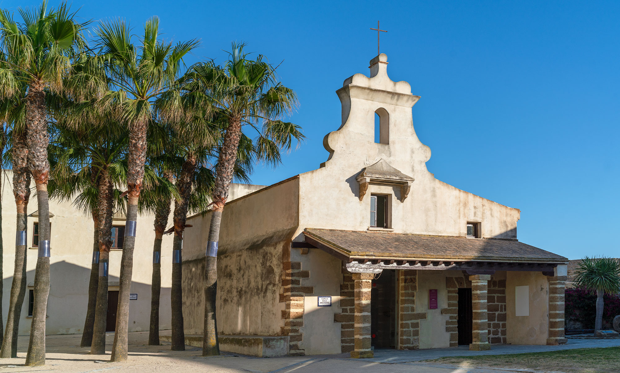 Chapelle à l'intérieur du château de Santa Catalina - Cadix, Espagne