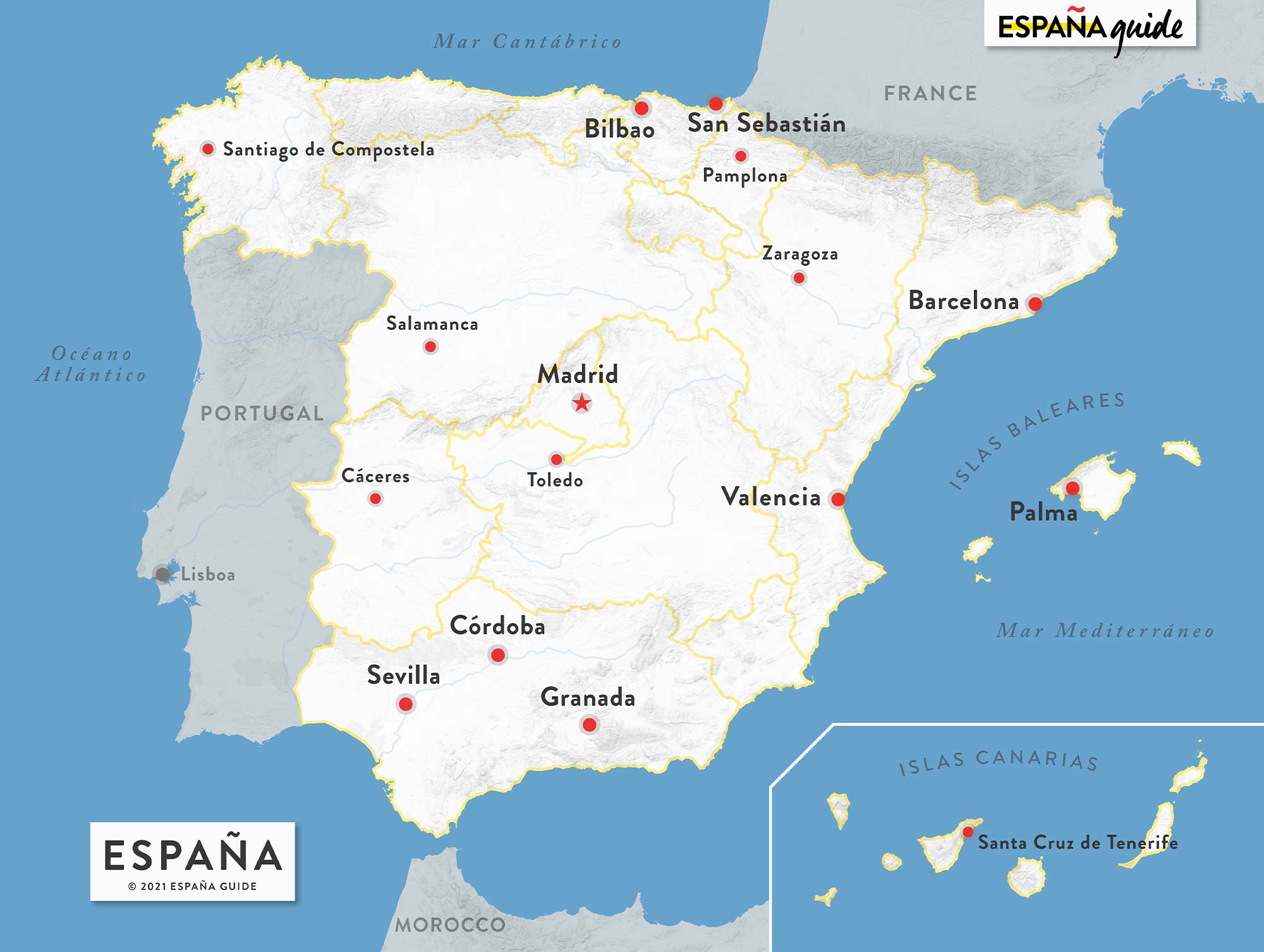 Mapa De Espana Ciudades Calendar 2024
